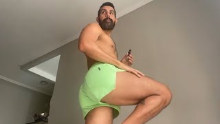 Dan Try on Haul  Green Short Shorts [upl. by Earized]