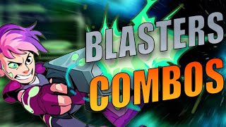 All Blasters 0death Combos in Brawlhalla [upl. by Leslee616]