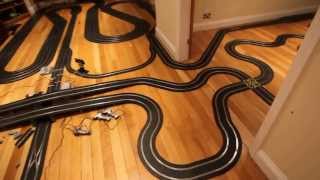 Our latest Scalextric layout [upl. by Durwin]