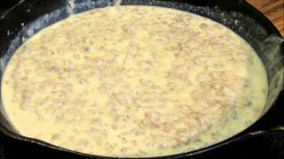 How to make Sausage Gravy  Biscuits and Gravy [upl. by Cooperman]