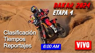 Acción intensa en el Dakar 2024  Etapa 4 transmitida en vivo [upl. by Melodee]