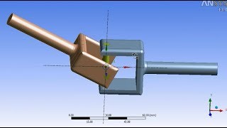 Ansys rigid dynamics tutorial  Universal Joint analysis Part 1 [upl. by Assirem]