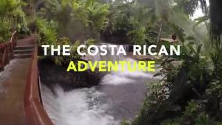 The Costa Rica Adventure  Tabacons Rainforest Waterslide [upl. by Vail]