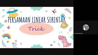 Persamaan Linear Serentak Trick Penyelesaian [upl. by Ettari]