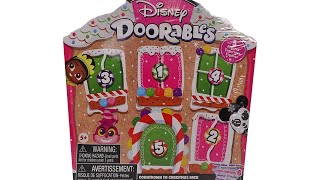 Disney Doorables Series 6 Countdown to Christmas Pack Advent Calendar Unboxing Review [upl. by Henrique264]