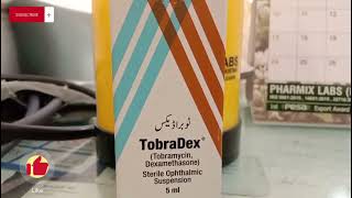 tobradex eye drops in urdutobradex eye drops uses in urdu how to use tobradex medicine youtube [upl. by Yalc]