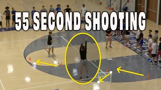 55 Second Shooting  Basketball Drill to Make Your Players Better Shooters [upl. by Ginzburg]