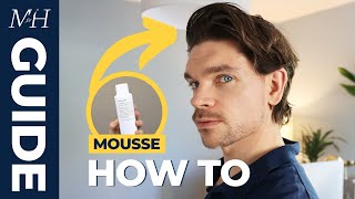 How To Use Hair Mousse Correctly  Hair Product Guide  Ep 5 [upl. by Nauwaj327]