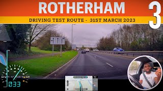 ROTHERHAM DRIVING TEST ROUTE EP 03 drivingtestvideo rotherham [upl. by Brosy]