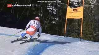 FIS Ski World Cup Vail Beaver Creek 2015  DH  Patrick Kueng [upl. by Gussie]