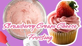 Strawberry Cream Cheese Frosting [upl. by Quiteris]