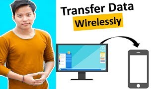 How to Transfer all files between computer and Mobile Wirelessly For Free [upl. by Hsepid]