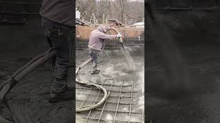 Applying Gunite For A New Swimming Pool [upl. by Kolk]