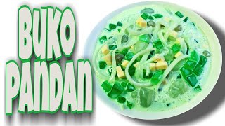 Buko Pandan  Filipino Dessert  Panlasang Pinoy [upl. by Ajup]