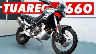 Aprilia Tuareg 660 First Ride Review 9 BEST FEATURES [upl. by Miguelita]