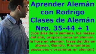 Aprender Aleman  Clases de aleman Nro 3644 y extra [upl. by Milan]