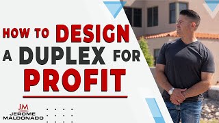 How To Design amp Build A Duplex House for Profit [upl. by Cicely731]