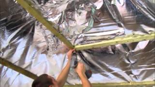 How to Insulate a Summerhouse or LogCabin Timber Building Using EcoQuilt Expert Insulation [upl. by Adikam979]