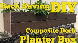 How to Make a Planter Box with Trex Composite Decking DIY [upl. by Irvin]