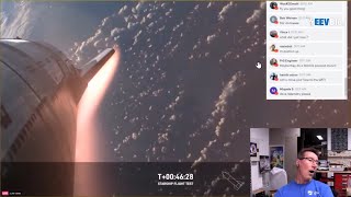 SpaceX Starship Reentry Reaction [upl. by Anoli]