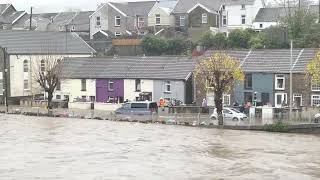 FLOODING IN PONTYPRIDD 24 11 24 [upl. by Annoj]