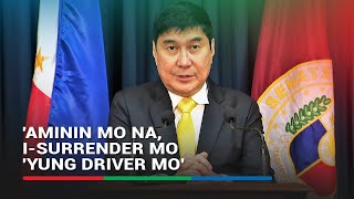 Kamaganak ng senador Raffy Tulfo has message for passenger of viral SUV with 7 plate [upl. by Behl579]