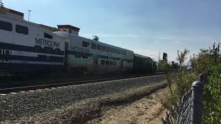 Metrolink F125 Leaves Newhall CA [upl. by Alilak]