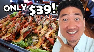 New ALL YOU CAN EAT LOBSTER BUFFET near Los Angeles [upl. by Dnomde295]