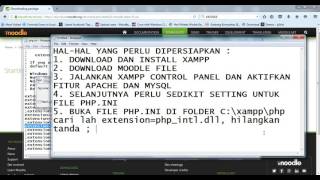 INSTALASI MOODLE DI JARINGAN LAN [upl. by Dannon]