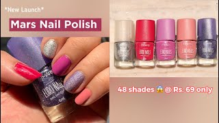 Mars Euro Nails  Nail Lacquer Swatches amp Review [upl. by Nylhtak]