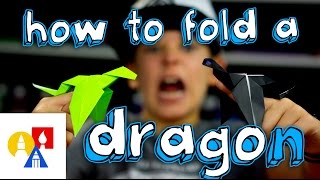 How To Fold An Origami Dragon [upl. by Fanchon372]