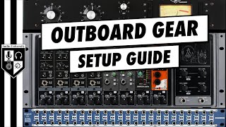 How To Use Outboard Gear With A DAW  Patchbay Setup amp Signal Flow [upl. by Acenom]