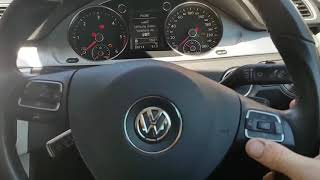 Vw Passat 2015on service interval reset [upl. by Yknip]