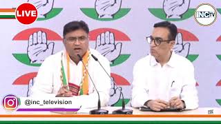 LIVE Congress party briefing by Shri Ajay Maken at AICC HQ [upl. by Dieter409]