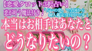 【恋愛タロット3択占い】本当はお相手はあなたとどうなりたいの？復縁、不倫、片思いの恋愛運を3択タロットリーディングで占い鑑定しました♩占いの窓サイトで全国から鑑定依頼受付中です！ [upl. by Tonneson4]