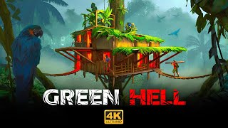 BUILDING A TREEHOUSE IN FOREST  GREEN HELL  4K TAMIL [upl. by Devitt]