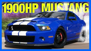 Forza Horizon 4  NEW 1900 Horsepower Mustang FH4 Shelby 1000 [upl. by Sindee]