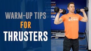 Top 3 WarmUp Tips for Thrusters [upl. by Atsirc]