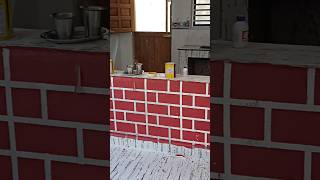 how to make bricks design on wall httpsyoutubeZcA8PHUNlUsidPuFsXs5YX2iGUtd [upl. by Notyad]