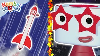 🔭Fun Math Space Adventures 👩‍🚀  STEM  Learn to count  Numberblocks [upl. by Lehacim]