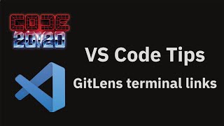 VS Code tips — GitLens terminal links [upl. by Yaker767]