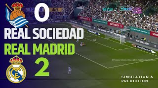 Real Sociedad 02 Real Madrid  LaLiga 2425  SimulaciónRecreación eFootball [upl. by Hayes]