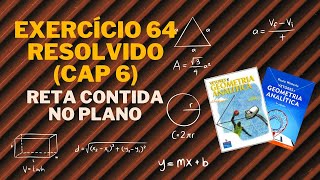 Exercícios Resolvidos  GA  Cap 6  Ex 64  Plano [upl. by Elleirbag]