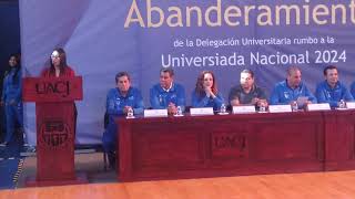 Abanderamiento deportistas UACJ [upl. by Yendic]