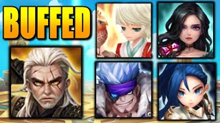 MEGA Showcase With Buffed Units Are They Amazing Now  Summoners War [upl. by Stephen397]