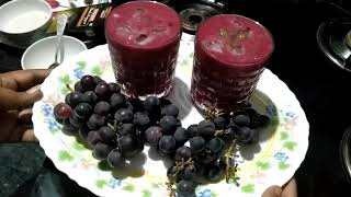 GRAPE JUICE  MOHIN IS KITCHEN IN TELUGU [upl. by Adhamh]