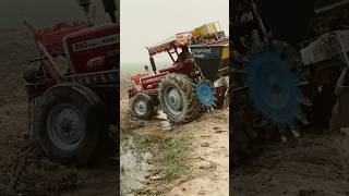 farming mf260 planter k sath khala guzarty hoay tractor agay say Uth gea farmingmachinery [upl. by Walther]