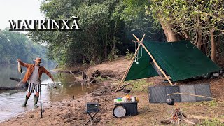 Acampamento com muita CHUVA e Varinha EMBORCANDO 🙌🏽 voltando a rotina da CHUVARADA  BLUETTIBRASIL [upl. by Aseral]