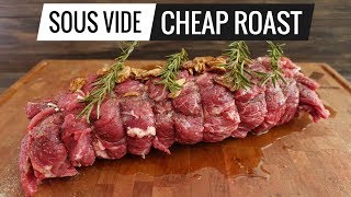 Sous Vide CHEAP ROAST experiment  From Tough Chuck to Tender N Juicy [upl. by Anitsugua337]