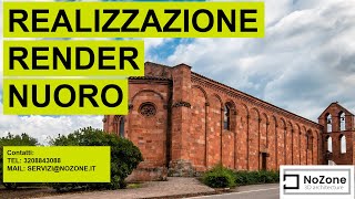 REALIZZAZIONE RENDER NUORO  FOTOINSERIMENTI [upl. by Htebazile]